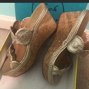 Jack Rogers Leigh Wedges size 9.5